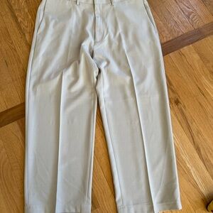 Mens 36x29 Haggar Men's Light Tan Dress Pants GUC